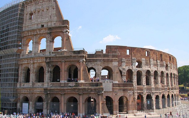 Rome's most famous ruin is of course, the Coliseum