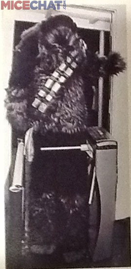 Terri as Chewbacca. Her Dad used to ask if anyone wanted to see a portrait of his daughter and show this shot. 