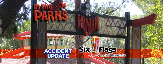 Accident at Six Flags Magic Mountain Bushwhacks Ninja