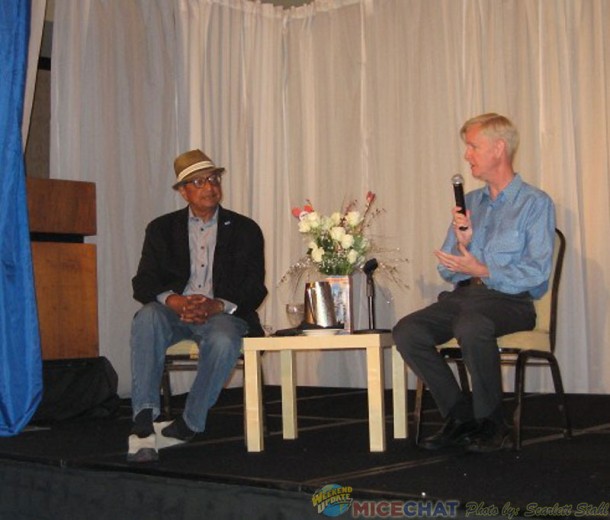 Floyd Norman and moderator Allan Halcrow