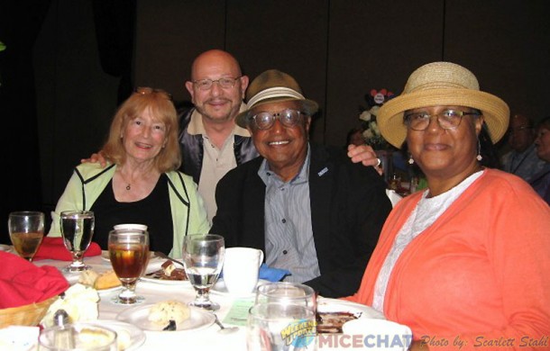 Scarlett Stahl, Lonnie Burr, Floyd Norman and Adrienne Norman