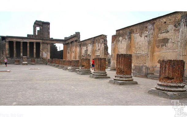 These are the remains of the Forum Temple.