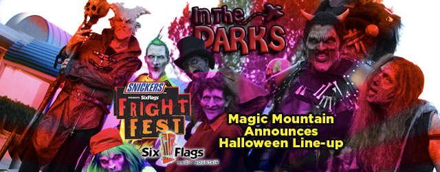 Six Flags Magic Mountain Announces Fright Fest 2014 Lineup