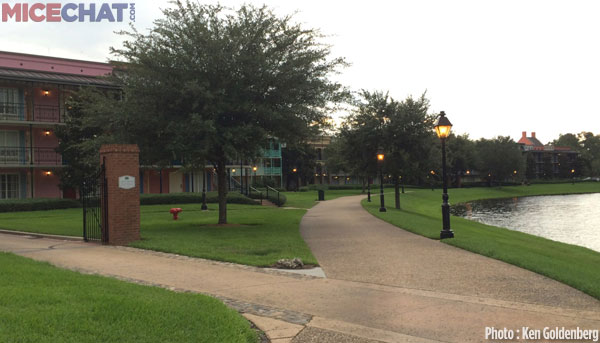 The walkway along the Sassagoula River will lead to PO Riverside Resort.