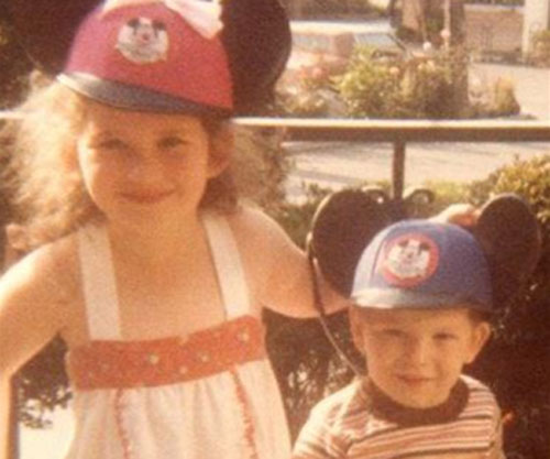 Doug at 3 years old with his sister at Disneyland.