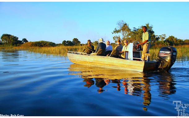 Every morning and evening we head out across the water in fast boats