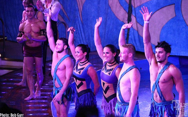Aqua Theater performers love to entertain everyone with several shows.