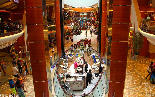 The Promenade is a village of shops, foods, night clubs, and shopping.