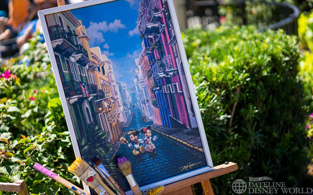 Fun art of Mickey and Minnie.