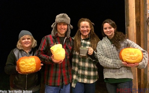 Terri with Dave, his mom and girlfriend.