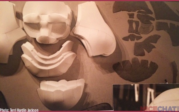 Above is the pattern breakdown for a head. Study this to see what I mean about dissecting the part you want to create in foam and piece it together like a shirt.