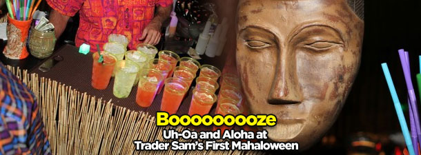 Uh-Oa and Aloha at Trader Sam’s First Mahaloween