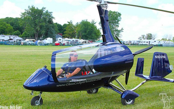 The sexy looking German Autogyro is fast and safe and very popular