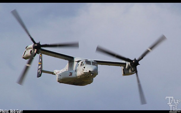 The Bell Boeing V-22 Osprey is a fascinating machine to watch