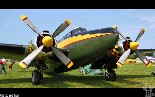 This Howard-modified Lockheed 14 is a dramatic late 1940s design 