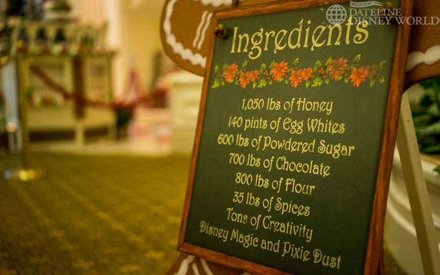The gingerbread house at the Grand Floridian is up and smelling nice.