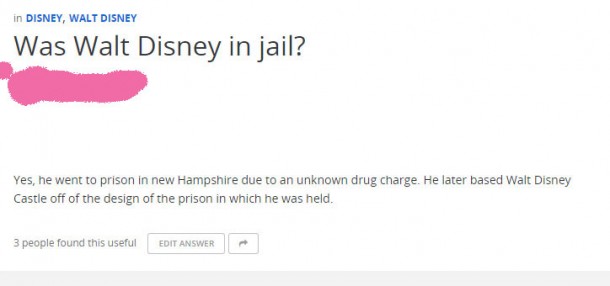 Drug charge Disney Castle