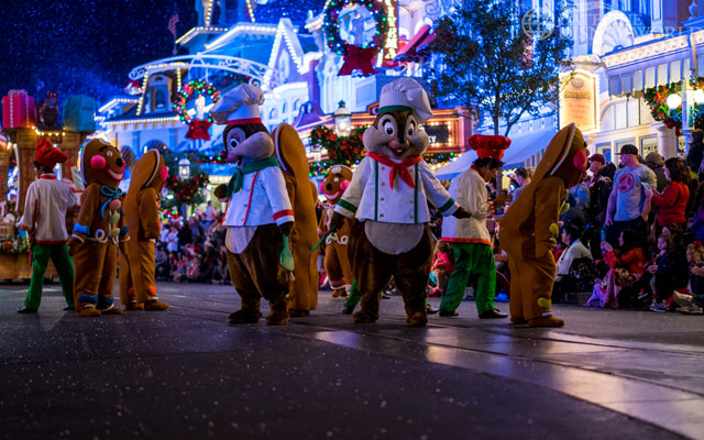 Chip and Dale no longer have their own float due to Frozen.