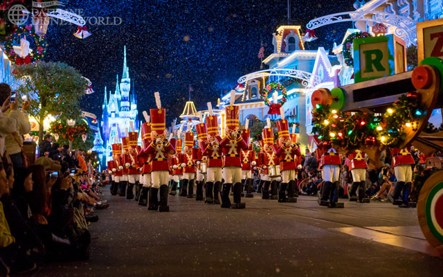 My favorite part of the parade is the Toy Soldiers.