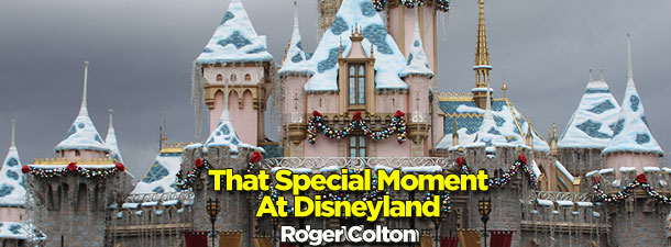 That Special Moment at Disneyland
