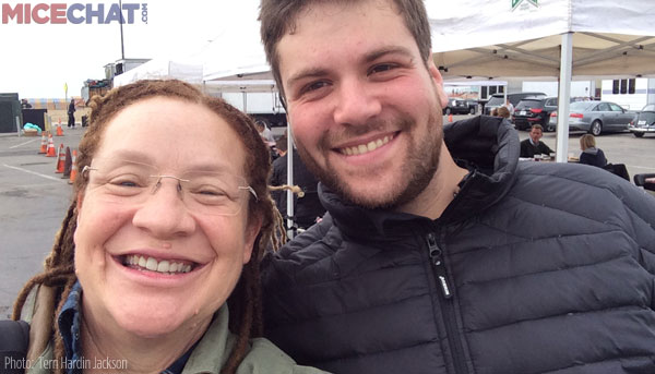 Terri with new friend and Star Wars Buddy Jacob