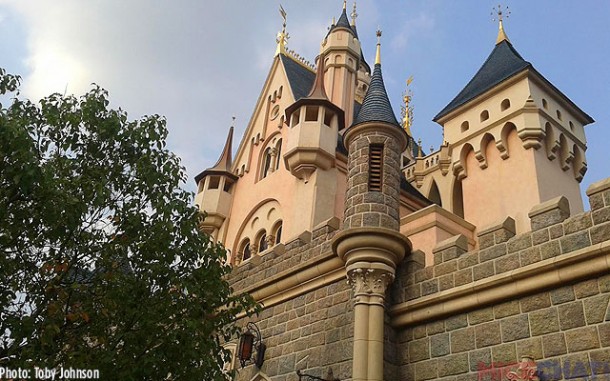 Sleeping Beauty's Castle.  A stunning recreation of Walt's original. 