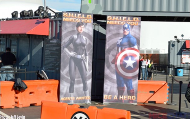 Plenty of Marvel artwork dotted the landscape to provide photo ops.