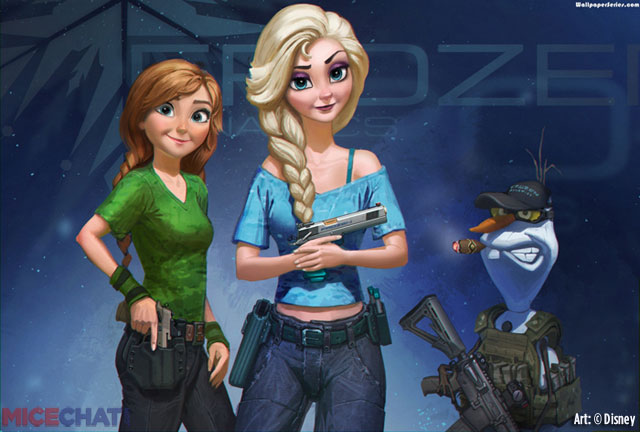 “Lock N’Load Olaf” is extra, of course, and batteries are not included.