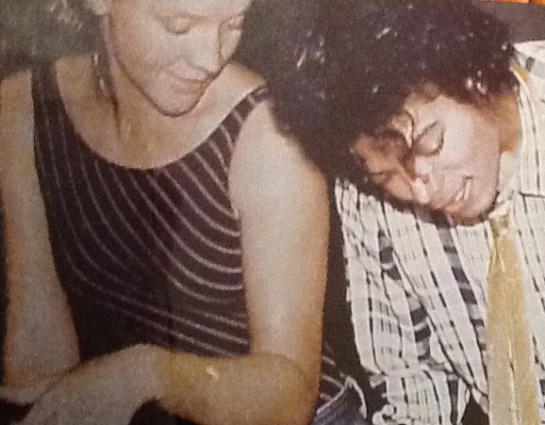Sad but true Captain EO is closing. But Terri shown here with MJ says, you never know.