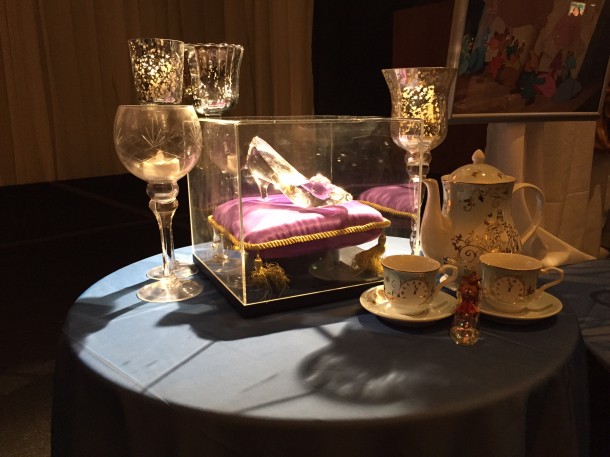 A specially made tea set evokes the Disney classic.