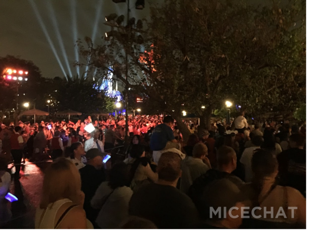 Disneyland can get just a little crazy after dark. crazy