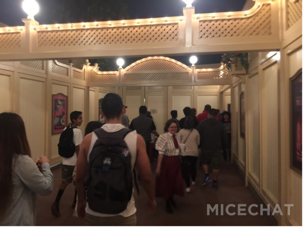 Guest Flow Corridors whisk you from the front of the park to the hub.