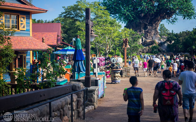 No more walls on this side of the main walkway.
