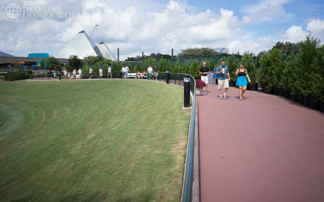 Installing Food and Wine booths in Future World this year.