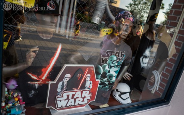 Star Wars merchandise is all over Disney Springs.