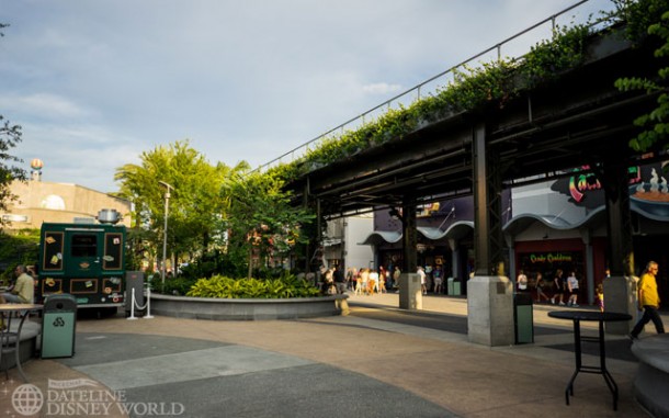 Again, more railroad theming on the West Side.