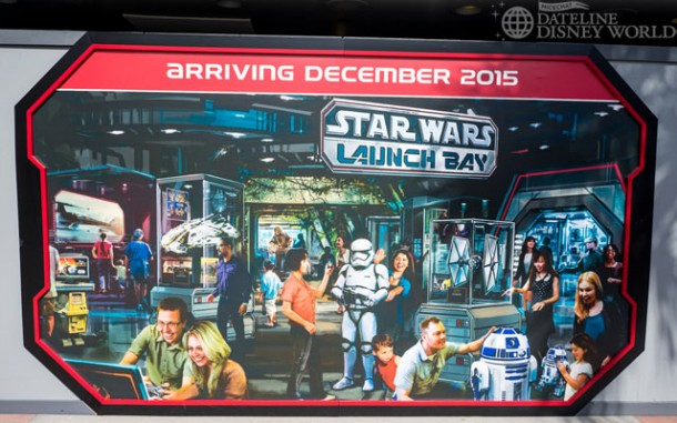 That's because the Star Wars Launch Bay is opening there in December.