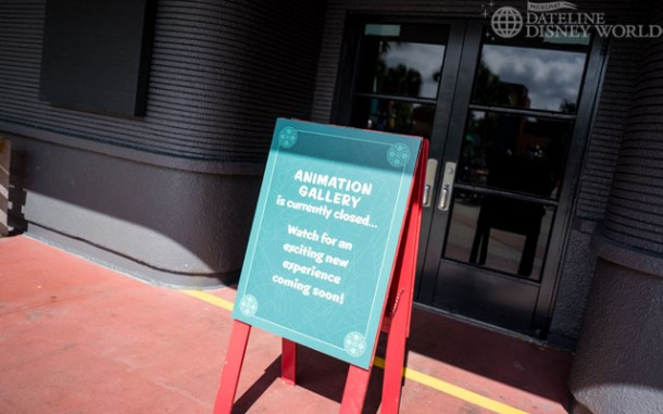 The Animation gift shop is now closed as well.