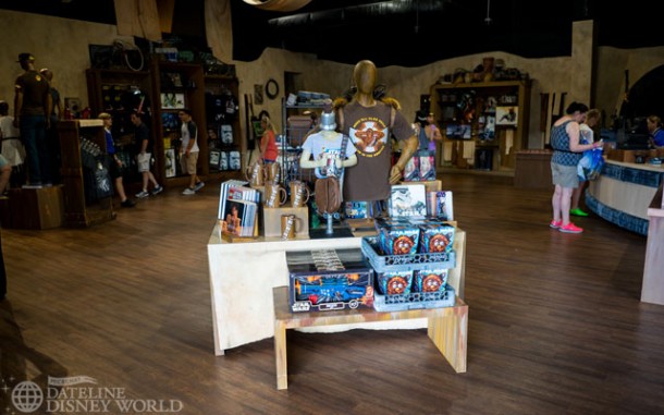 Tons of merchandise here.