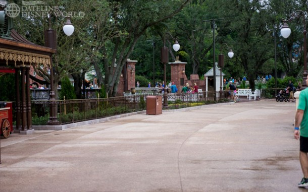 The outer ring is now fully open to guests, with the Liberty Square side being the final piece.