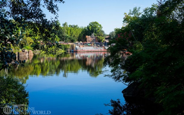More views of the Rivers of Light changes.