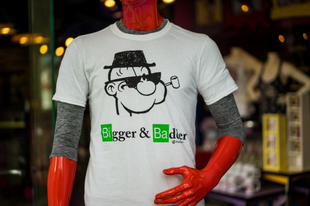 Nice Breaking Bad inspired merchandise at Toon Lagoon.