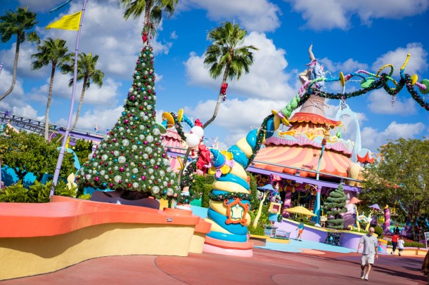 Seuss Landing is all ready for Grinchmas!