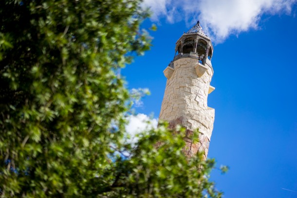 Lastly, the lighthouse is getting some paint work.