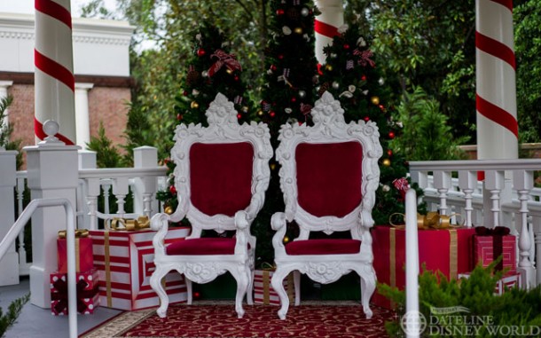Santa Claus and Mrs. Claus will be greeting here soon!