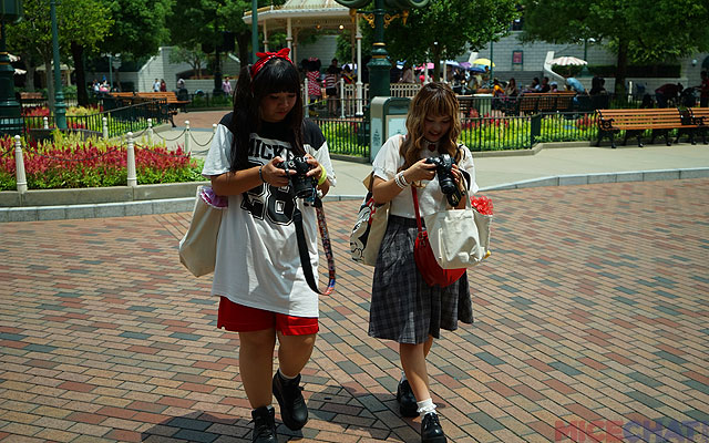 Guests came from all over, including a number of Japanese fans fully decked out in Disney garb.