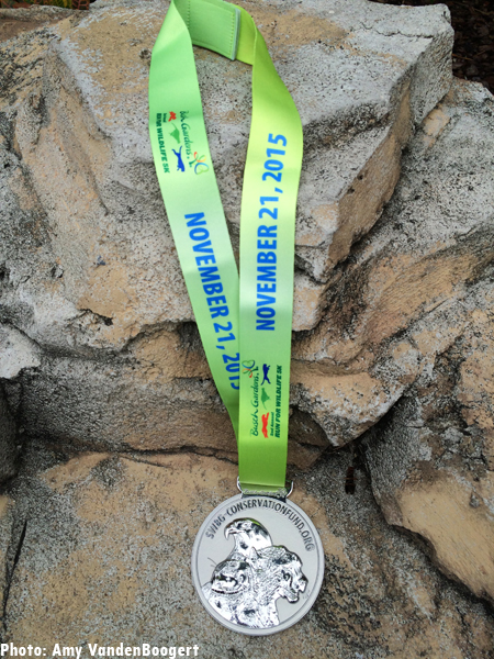 The medal runners got in this year's race. Very pretty!