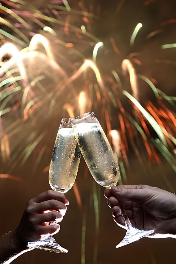 TOASTING THE NEW YEAR