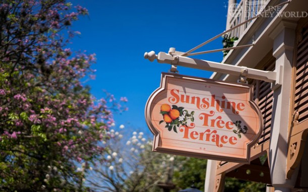 The Orange Bird moved to a new location in Adventureland.