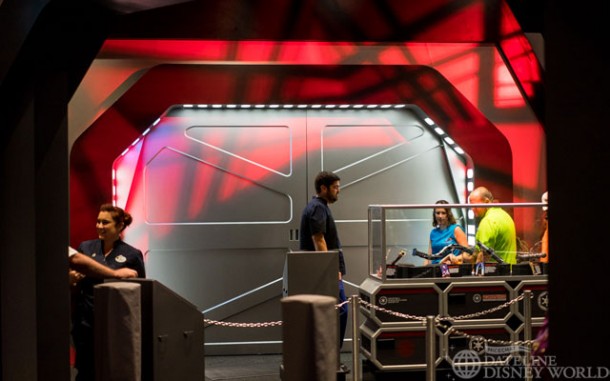 Through here is where you meet Darth Vader.